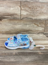 NEW Disney Frozen Adventure Ankle Strap Light Up Sandals Blue sz 11c - Me 'n Mommy To Be