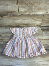 Carter's Striped Linen Dress Beige sz 2T