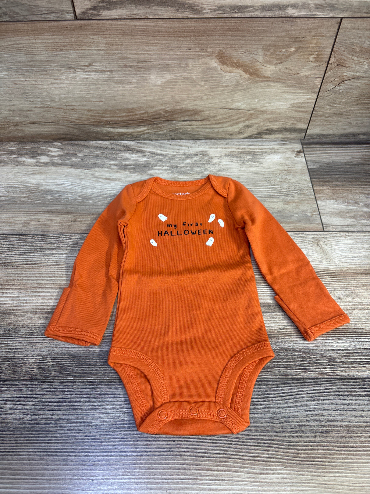 Just One You My Frist Halloween Bodysuit Orange sz Newborn