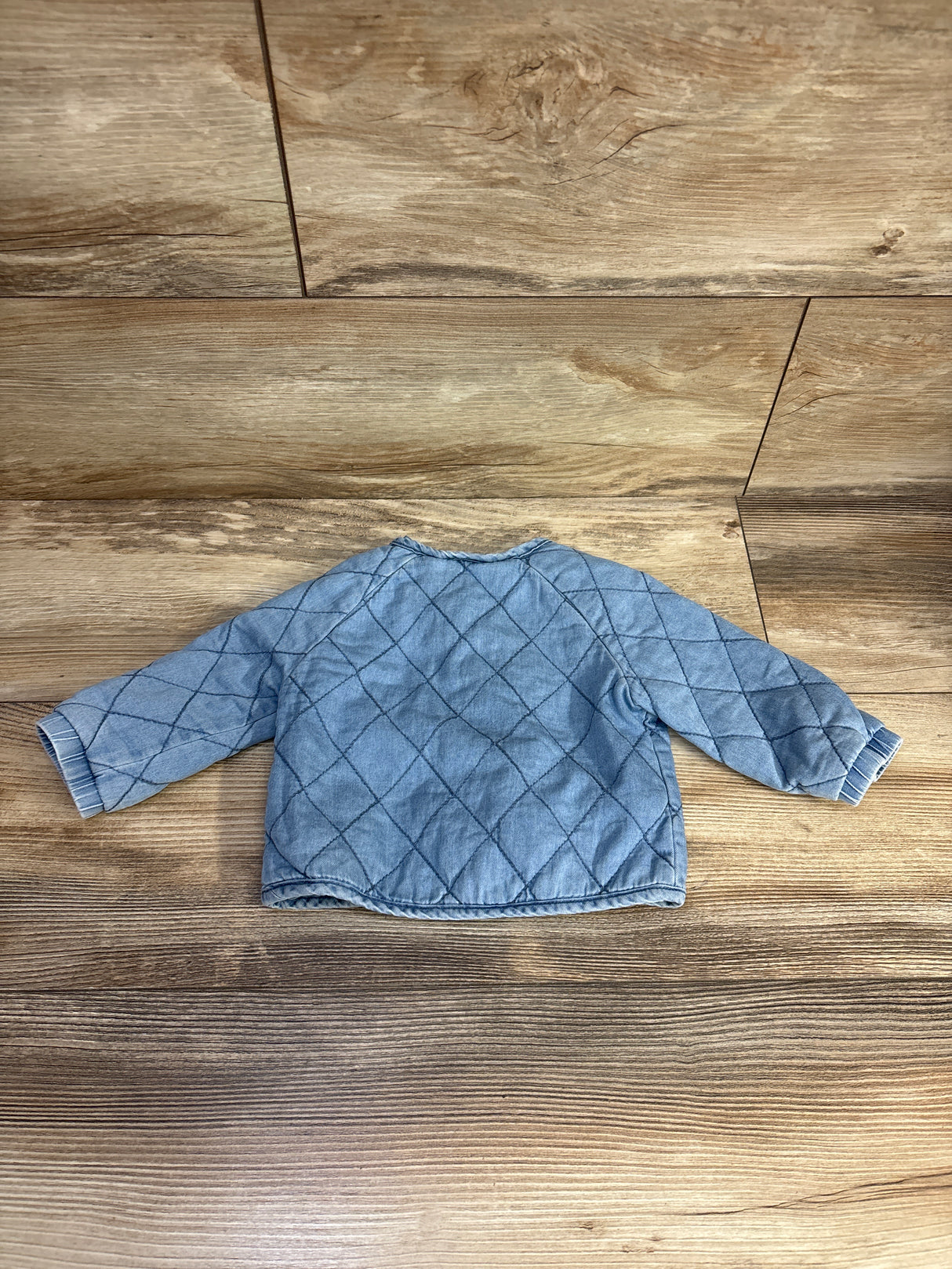Cat & Jack Chambray Quilted Jacket sz 6-9m