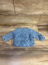 Cat & Jack Chambray Quilted Jacket sz 6-9m