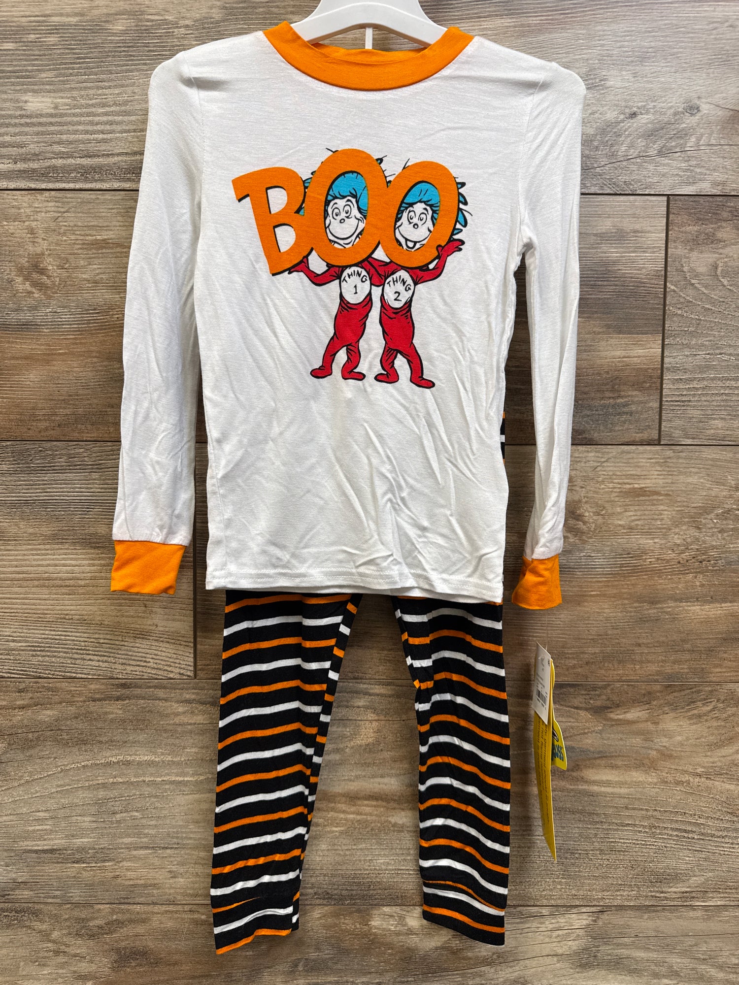 NEW Dr. Seuss Thing 1 Thing 2 Long Sleeve 2pc Viscose Snug Fit Pajama Set sz 4T