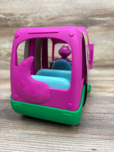 NEW Fisher Price Barney's World Adventure Bus & Figure Playset
