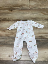 Carter's Floral Sleeper White sz 9m