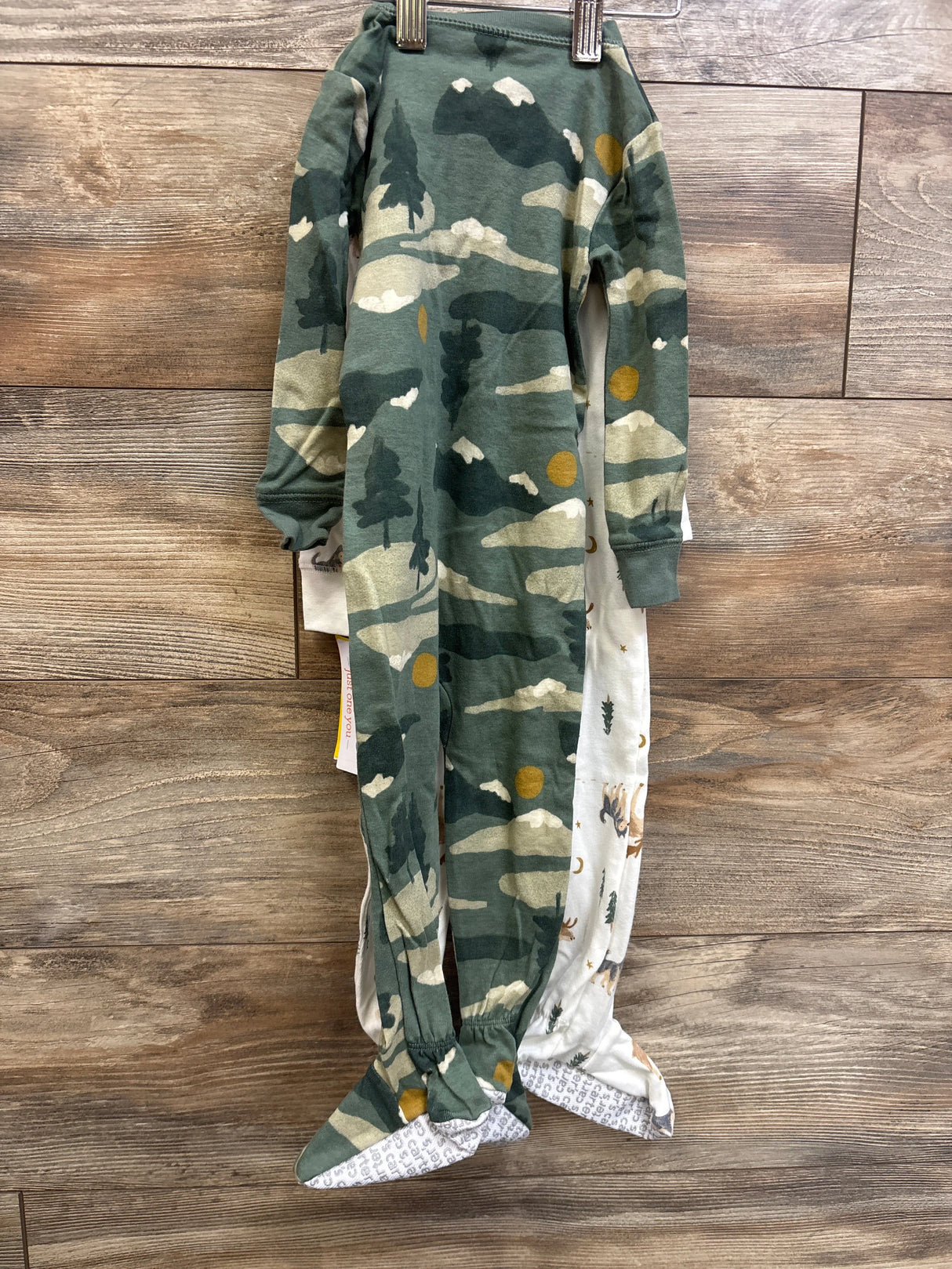 NEW Just One You 2pk Sleepers White/Green sz 18m