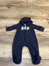 Baby Gap Hooded Coverall Navy sz 0-3m