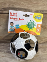 NEW Bright Starts Oball Grippin' Goals Rattle Soccer Ball
