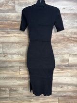 Seraphine 2 in 1 Maternity Dress & Detachable Nursing Top Black sz Small