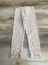 Zara Ribbed Ladybug Print Leggings sz 2-3T