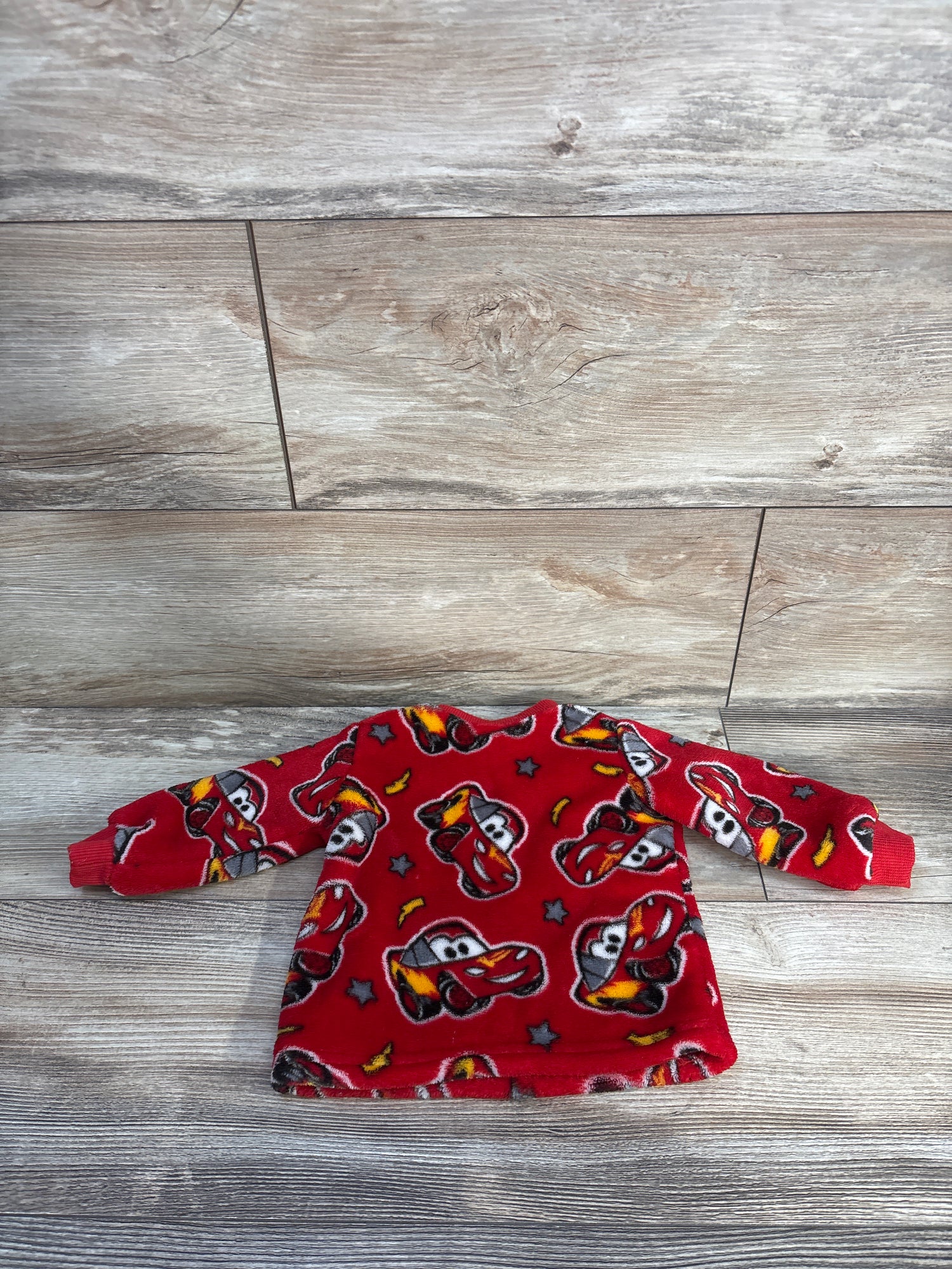 Disney Baby Cars Plush Pullover Sweatshirt Red sz 0-3m