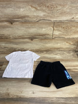 Nike 2pc Logo Shirt & Shorts White sz 3T