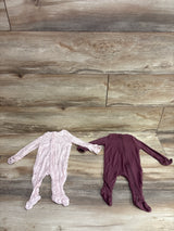 Cloud Island 2pk So Very Soft Modal Sleepers Pink sz Newborn