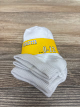 NEW Julietta 3pk Solid Socks White sz 0-12m