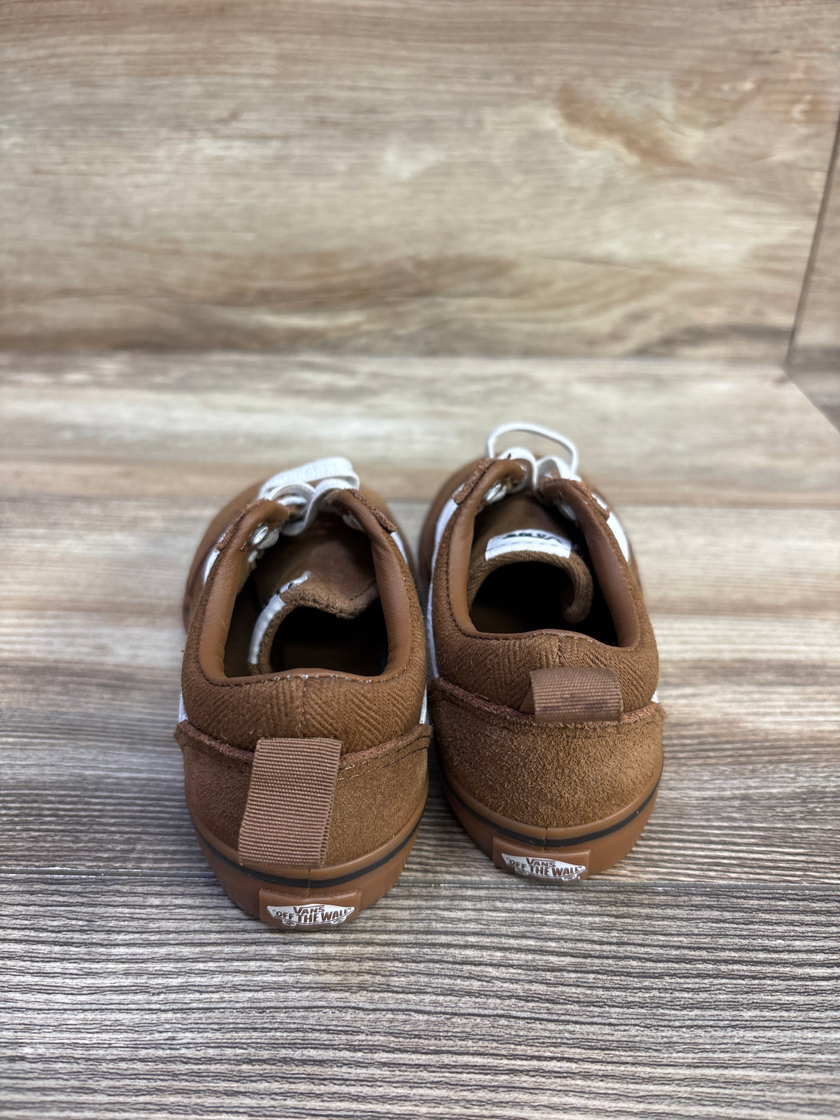 Vans Ward Sneakers in Herringbone Dashund/Gum sz 9c