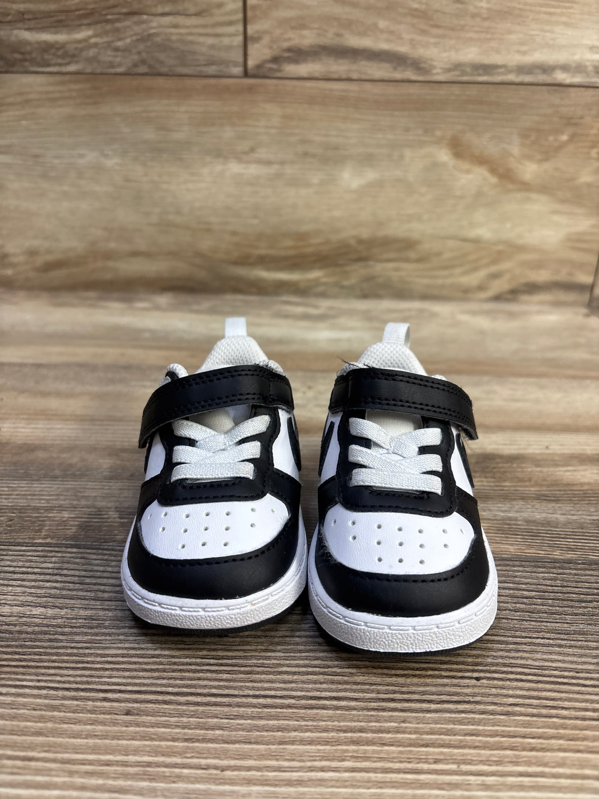 Nike Court Borough Low Recraft TD 'Black White' Sneakers sz 4c