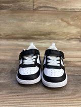 Nike Court Borough Low Recraft TD 'Black White' Sneakers sz 4c