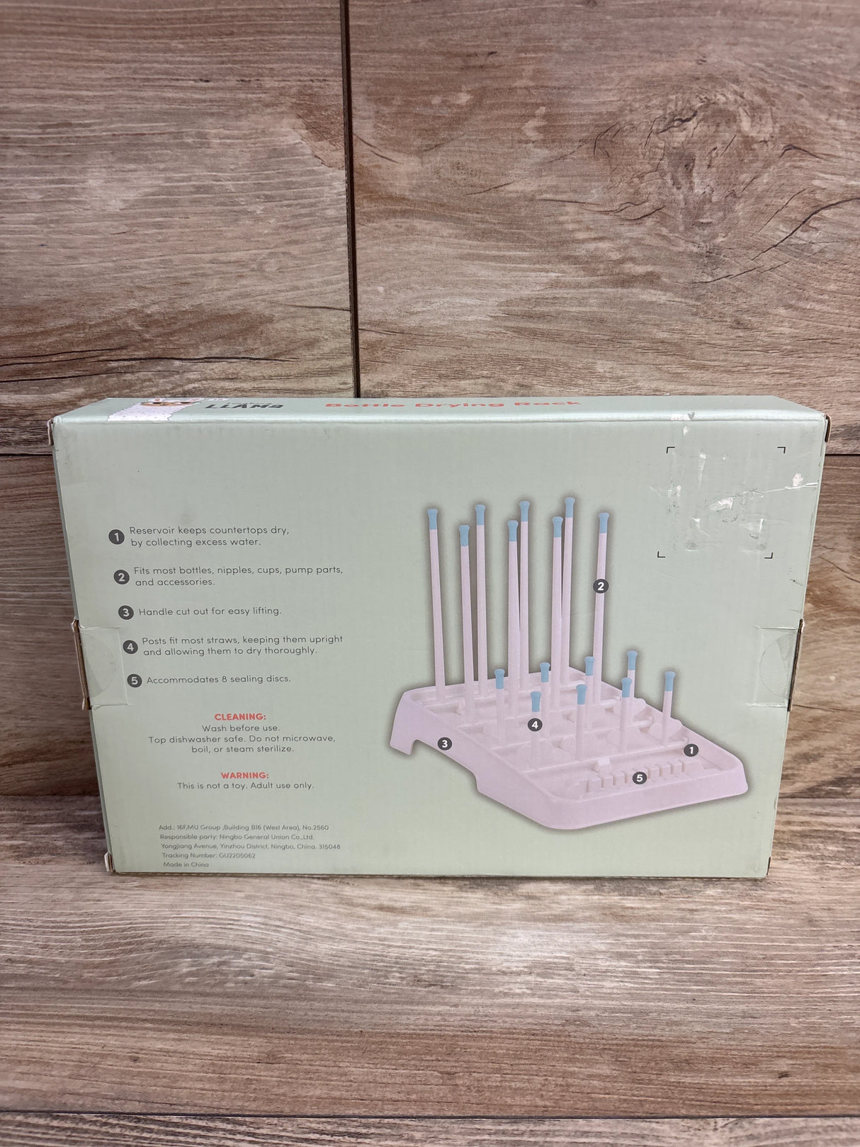 NEW Laughing Llama Bottle Drying Rack