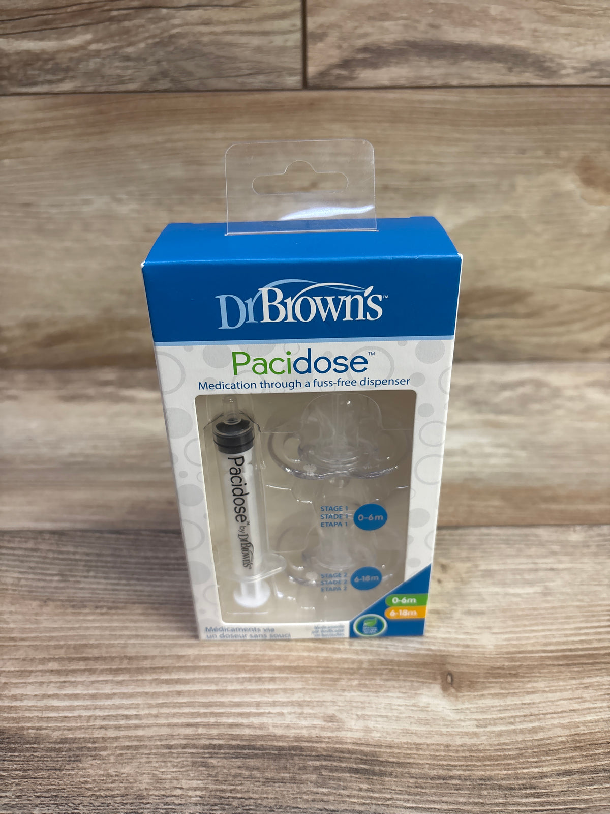 NEW Dr. Brown's Pacidose Liquid Medicine Dispenser with 2 Pacifier Bulbs