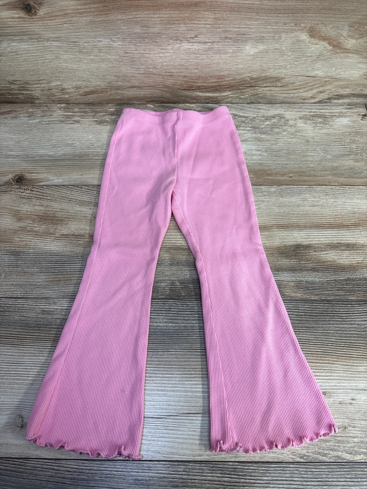 Okie Dokie Ribbed Lettuce Trim Pants Pink sz 3T