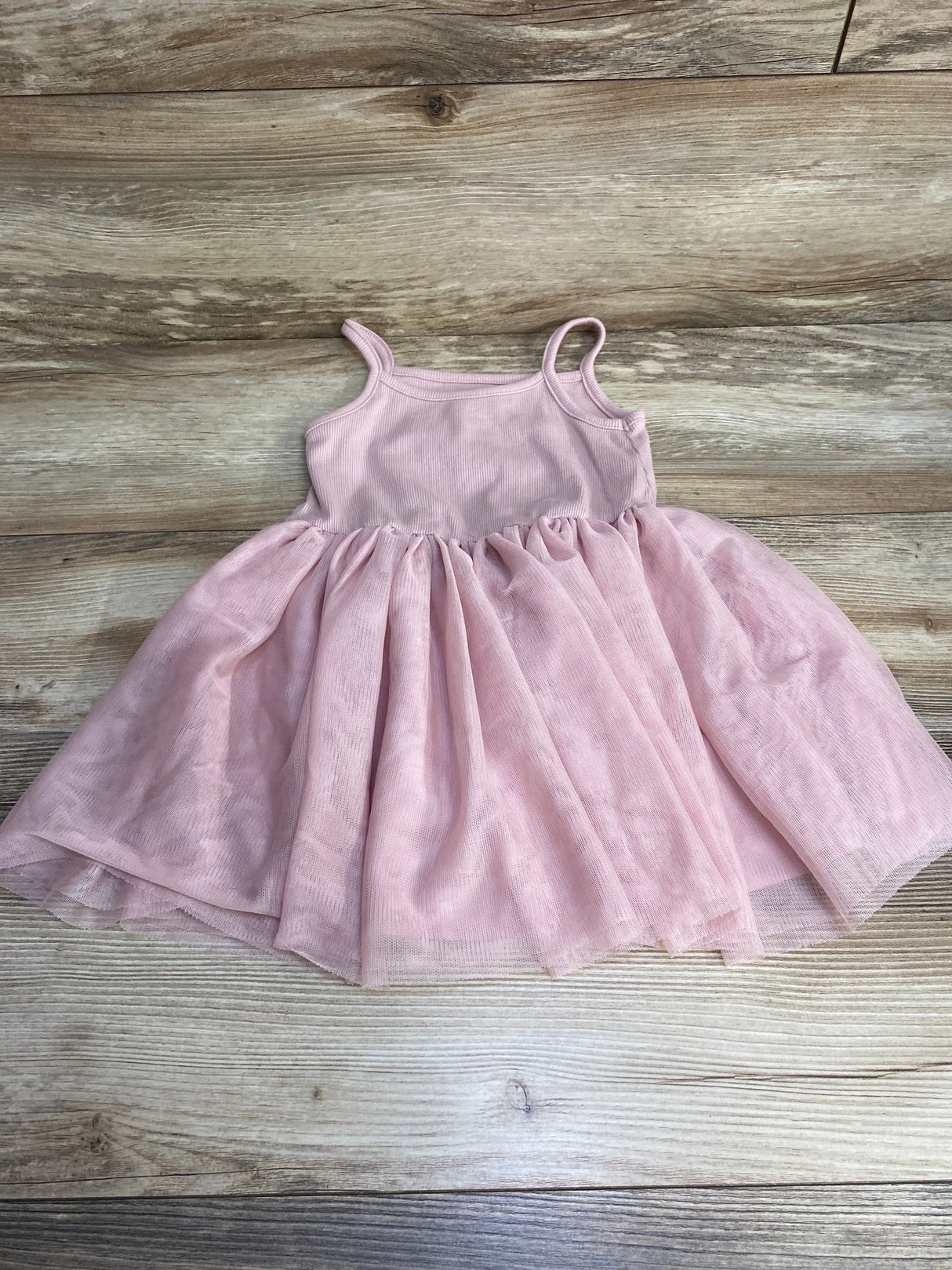 Old Navy Fit & Flare Rib-Knit Cami Tutu Dress Pink sz 2T - Me n Mommy To Be
