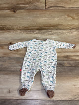 Magnetic Me Modal Footie White sz Newborn