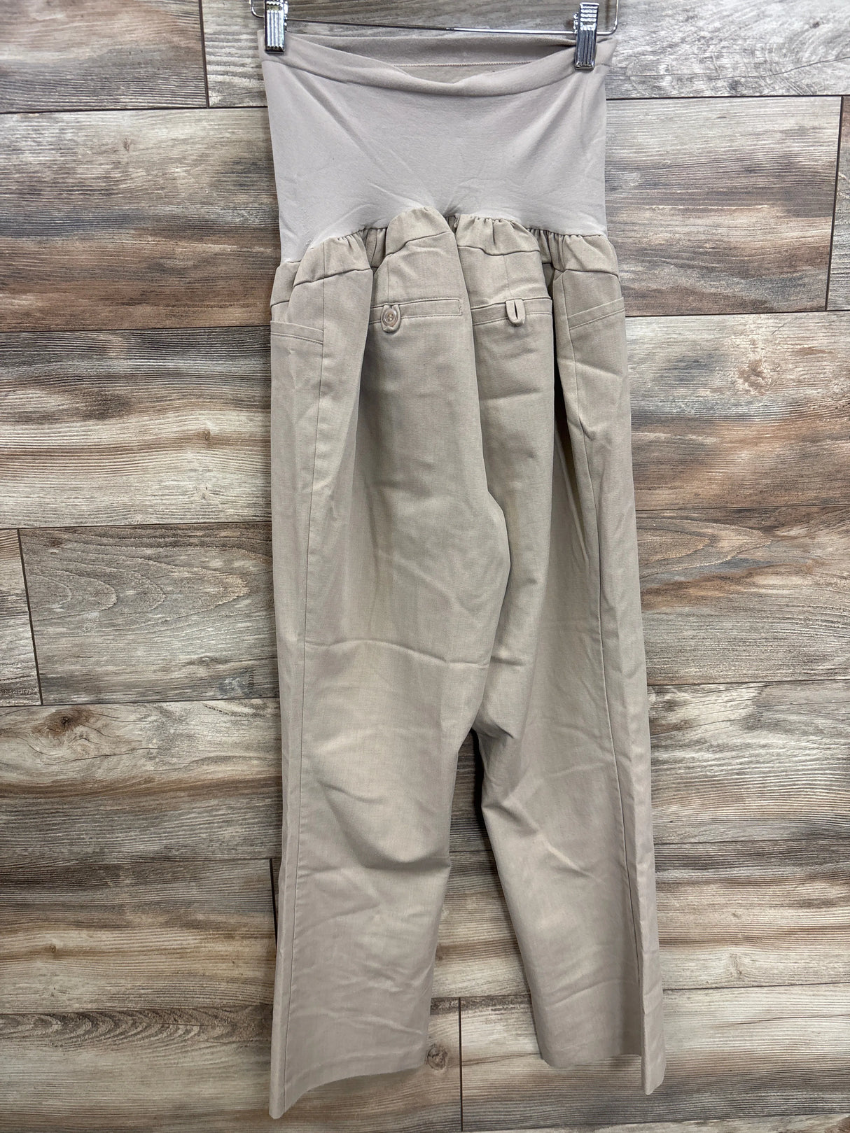 Motherhood Maternity Full Panel Dress Pants Tan sz XL