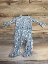 Milkberry Ruffle Sleeper Blue sz 3-6m