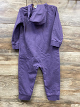 Nike Play All Day Hooded Just Do It Coverall Purple sz 24m