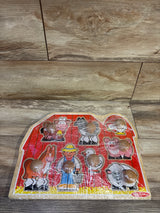 Melissa & Doug Farm Animals Jumbo Knob Wooden Peg Puzzle