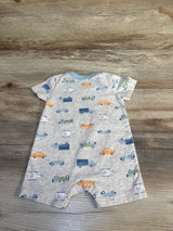 Chick Pea Vehicle Shortie Romper Beige sz 3-6m