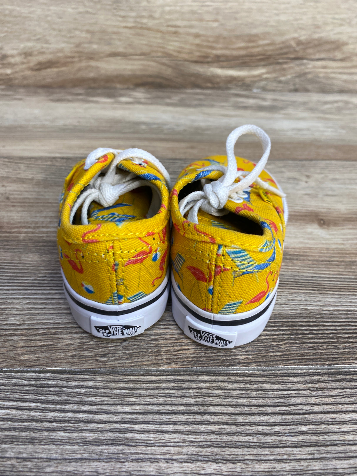 Vans Pool Vibes Cyber Yellow Sneakers sz 4.5c