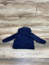 Old Navy Ribbed Velour Hoodie Navy sz 12-18m