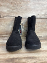 NEW Cat & Jack Holland Shearling Style Boots Black sz 5Y