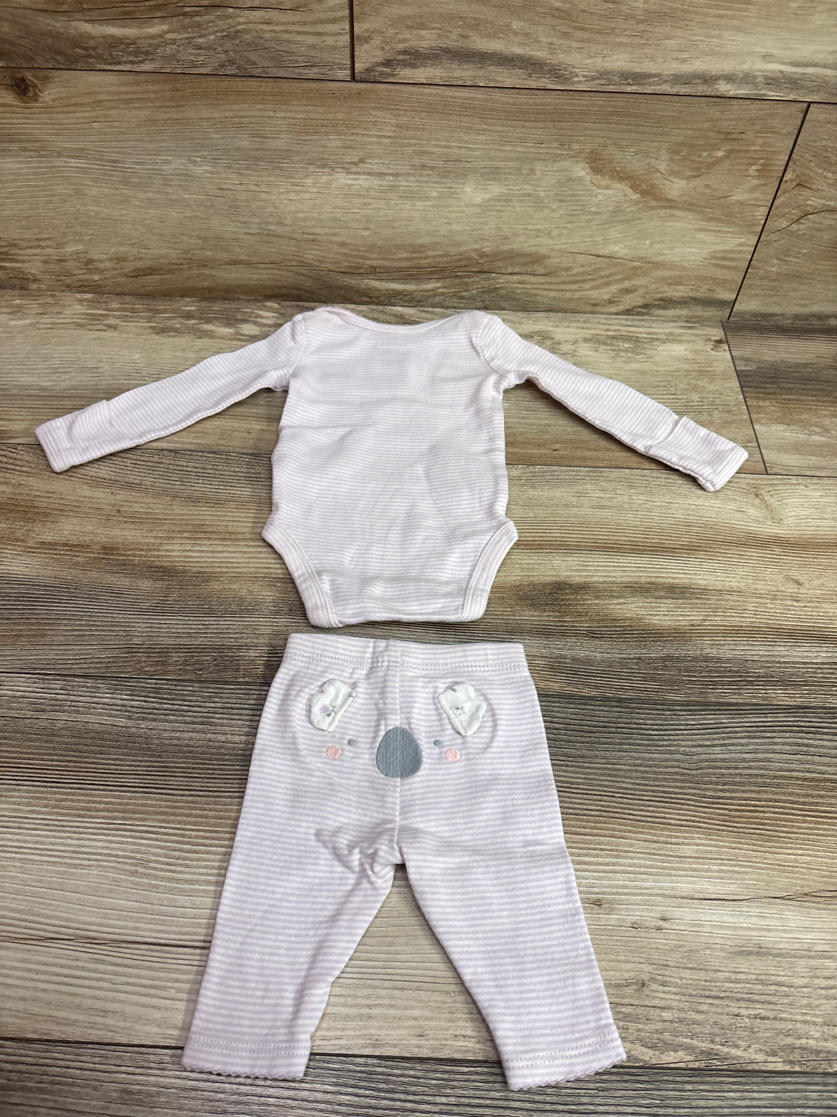 Carter's 2pc Striped Bodysuit & Pants Set Lilac sz Newborn