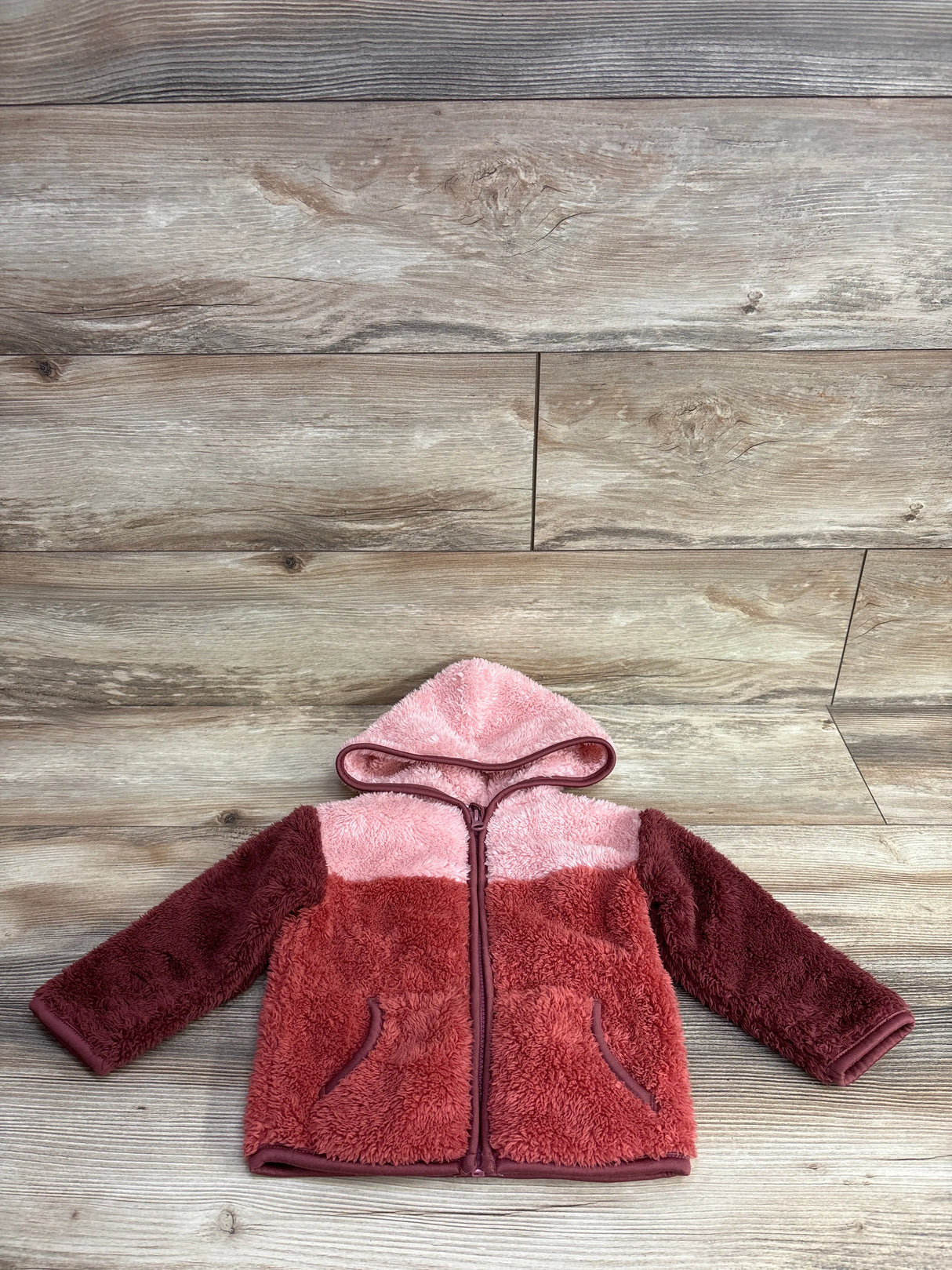 Member's Mark Full Zip Cozy Jacket Pink sz 18m