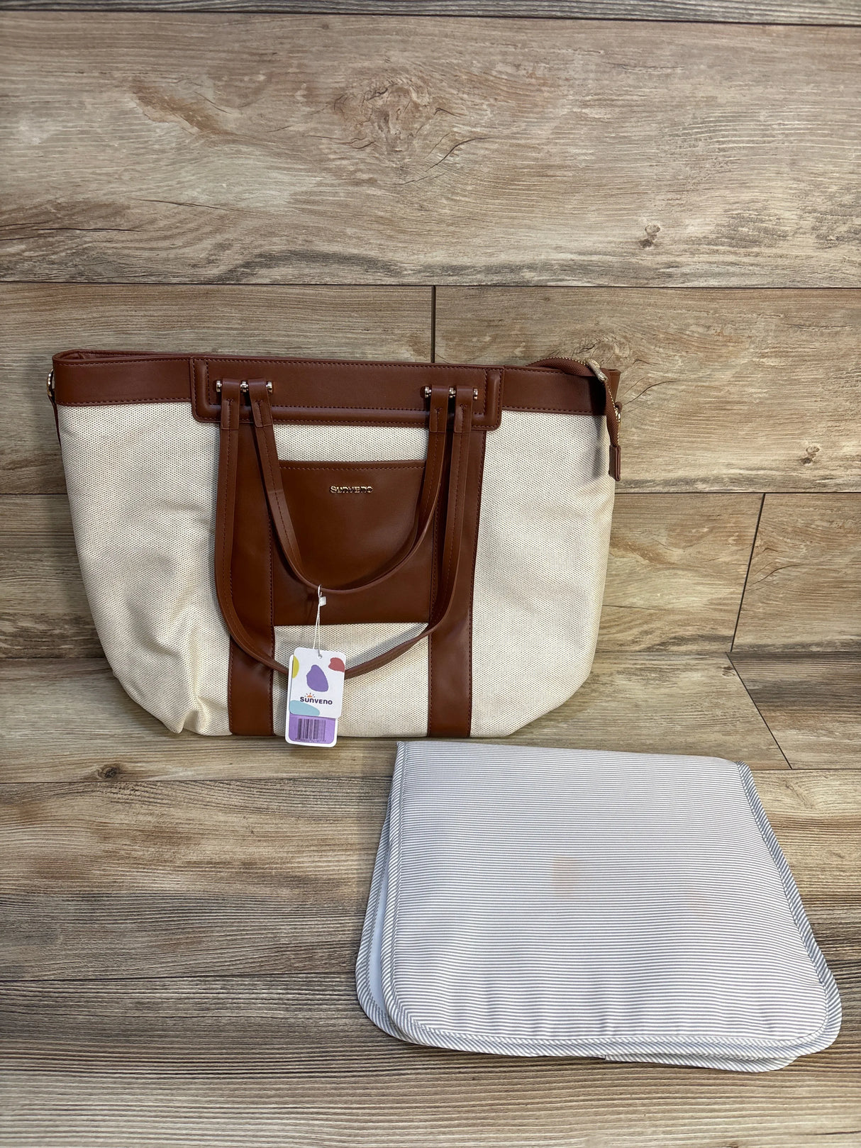 NEW Sunveno The Mommy Tote Bag Brown*