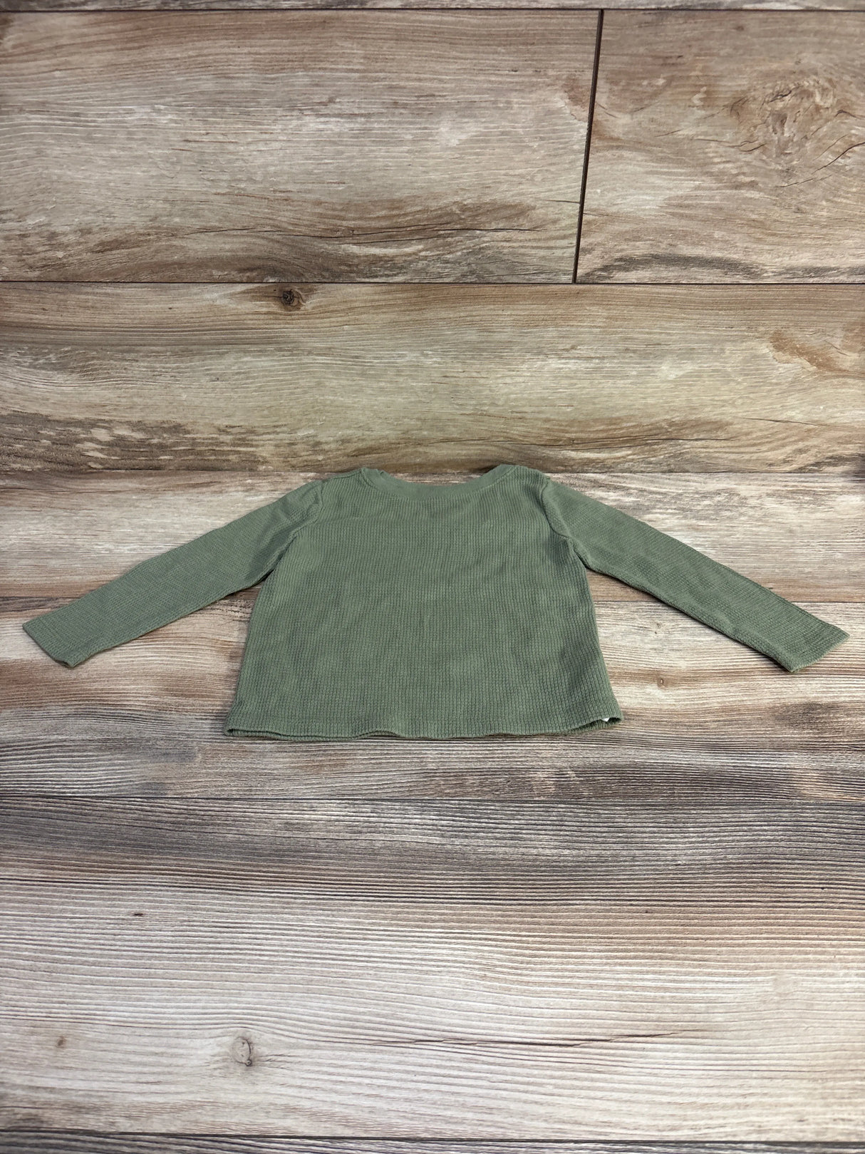 Old Navy Thermal Shirt Green sz 18-24m - Me n Mommy To Be