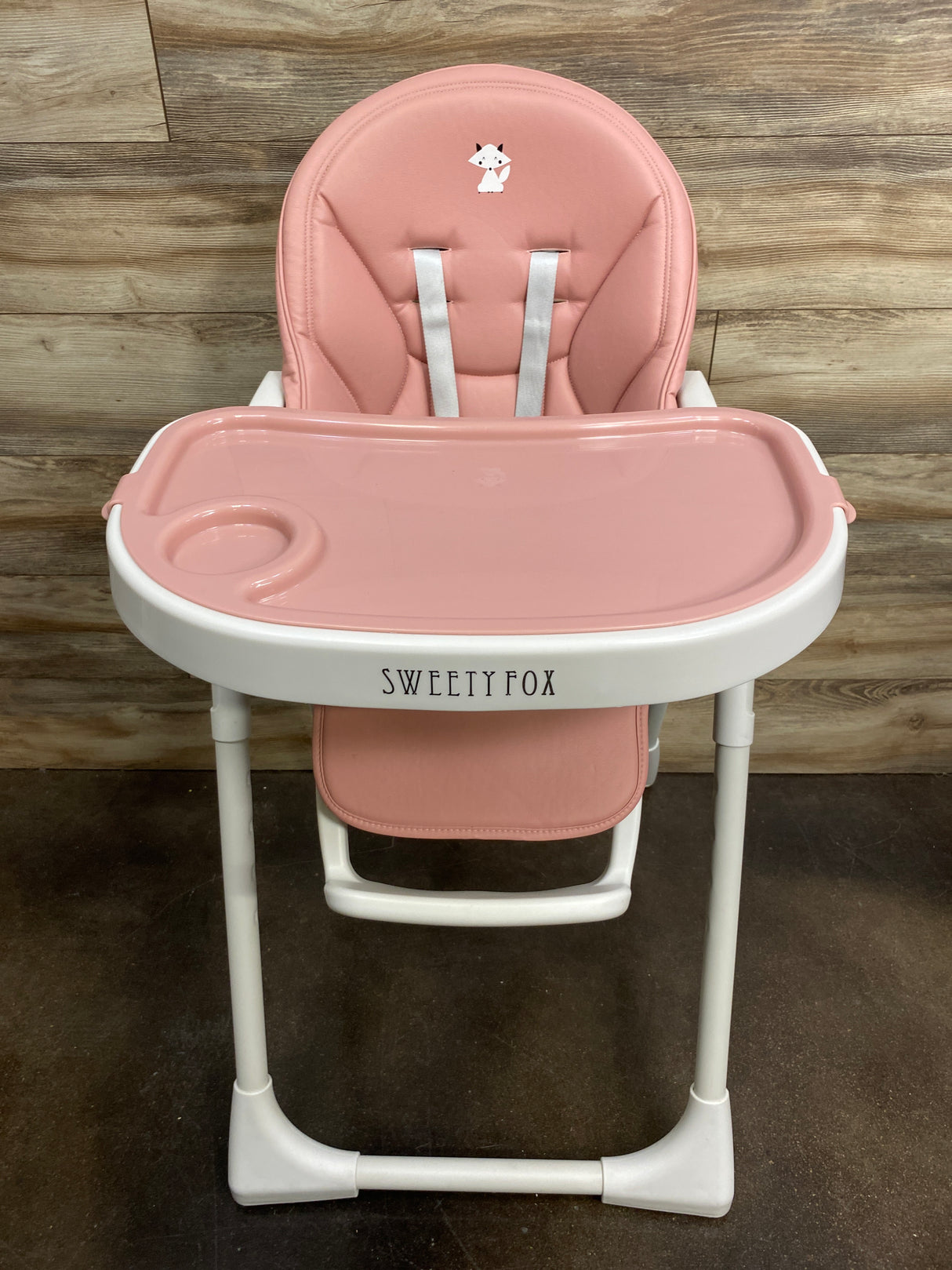 Sweety Fox Baby High Chair in Pink
