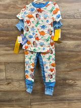NEW Ms Rachel 4Pc Snug Fit Pajama Set Blue sz 4T