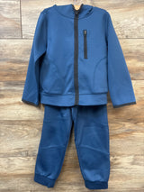 OshKosh 2pc Full-Zip Active Jacket & Joggers Set Blue sz 5T