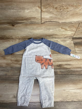 NEW Just One You Cat Print Coverall Grey sz 9m