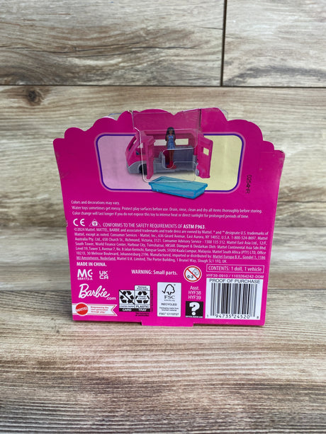 NEW Barbie Mini BarbieLand Doll & Vehicle Set with 1.5" Doll & DreamCamper - Me n Mommy To Be