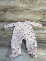 Little Beginnings Western Quilted Sleeper Pink sz 3-6m