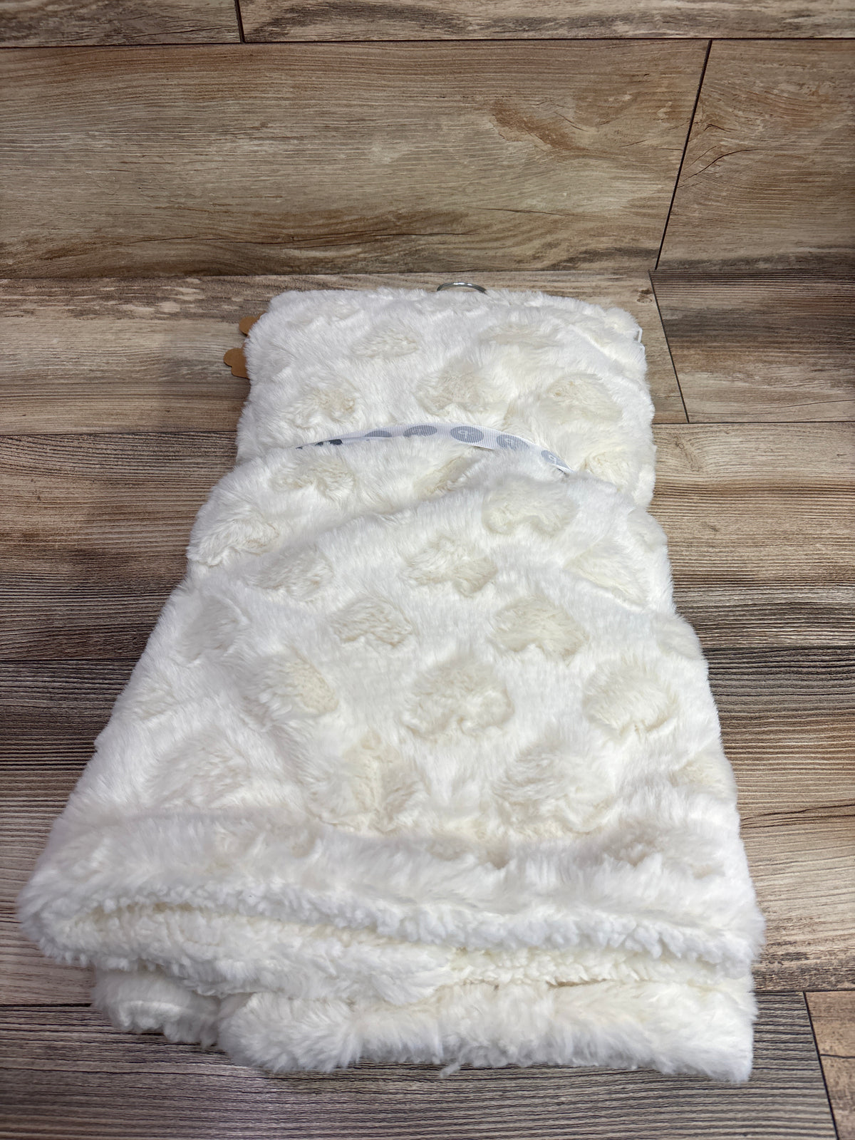 NEW DK Baby Reversible Blanket Ivory 30x40''