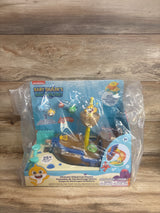 NEW WowWee Baby Shark's Big Show! Ultimate Shipwreck Playset