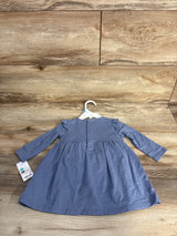 Carter's 2pc Floral Dress & Bloomers Set Blue sz 6m