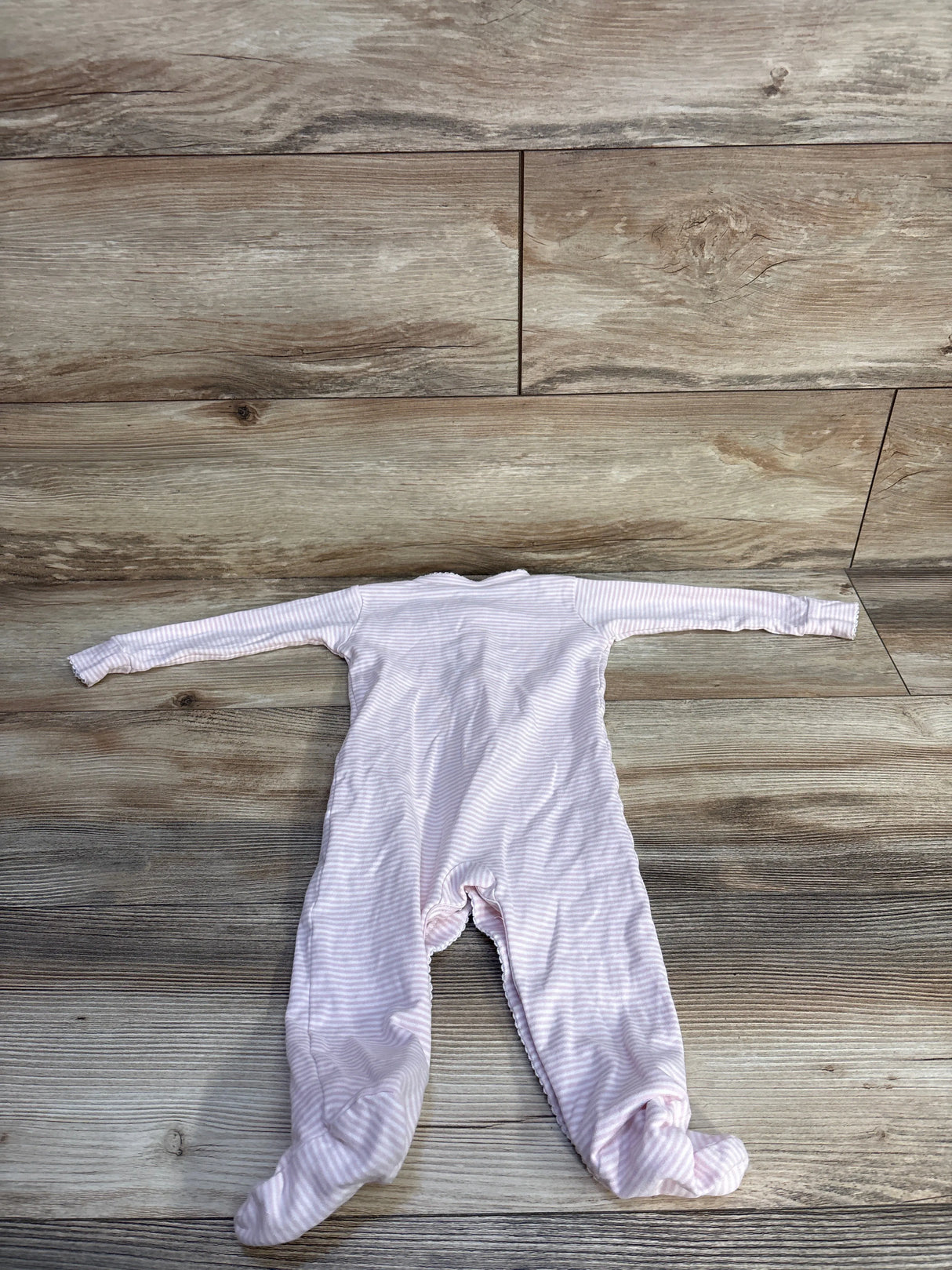 Kissy Kissy Striped Snap Sleeper Pink sz 12-18m
