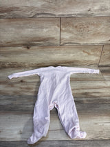 Kissy Kissy Striped Snap Sleeper Pink sz 12-18m