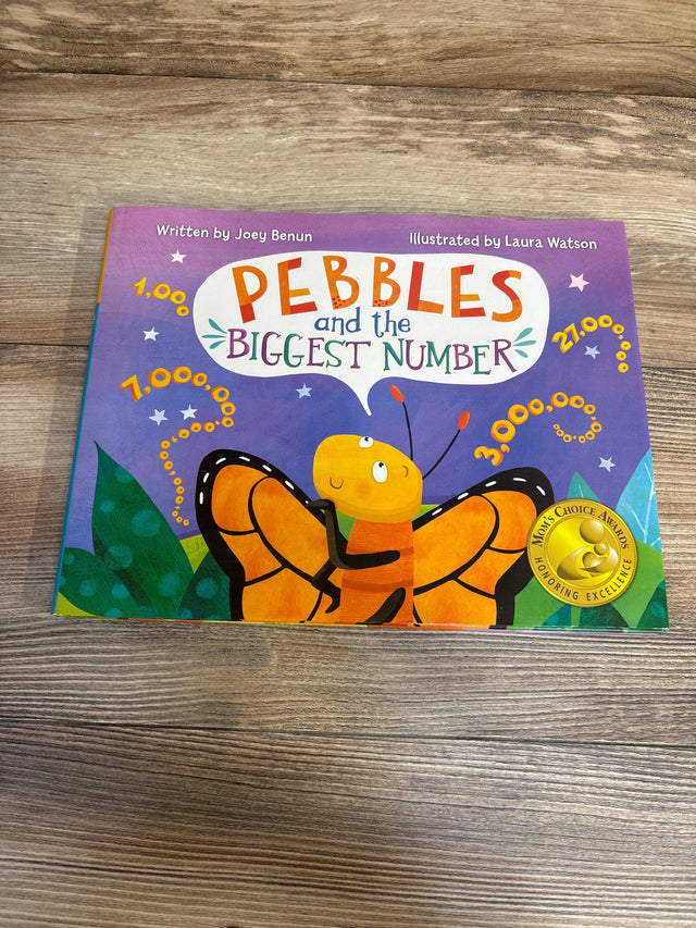 Pebbles and the Biggest Number Hardcover Book - Me n Mommy To Be