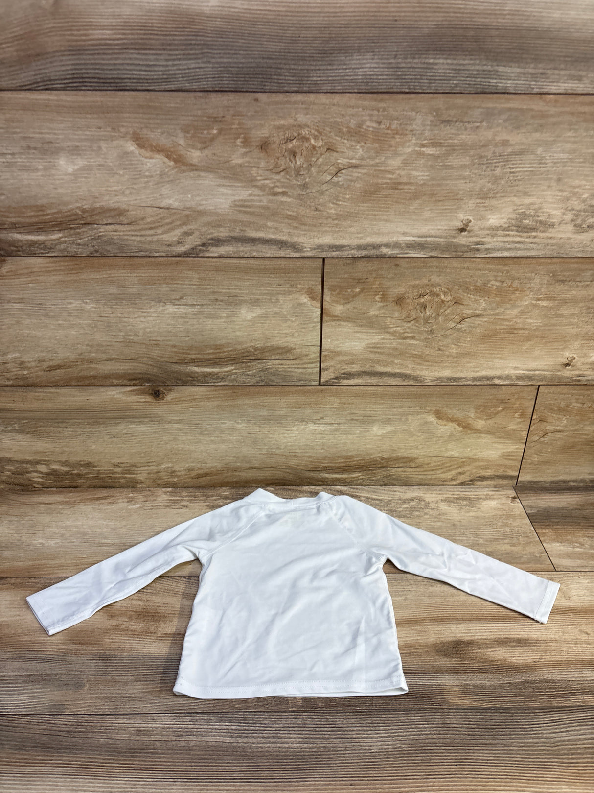 Gradual UPF 50 Long Sleeve Rash Guard Shirt White sz 12-18m